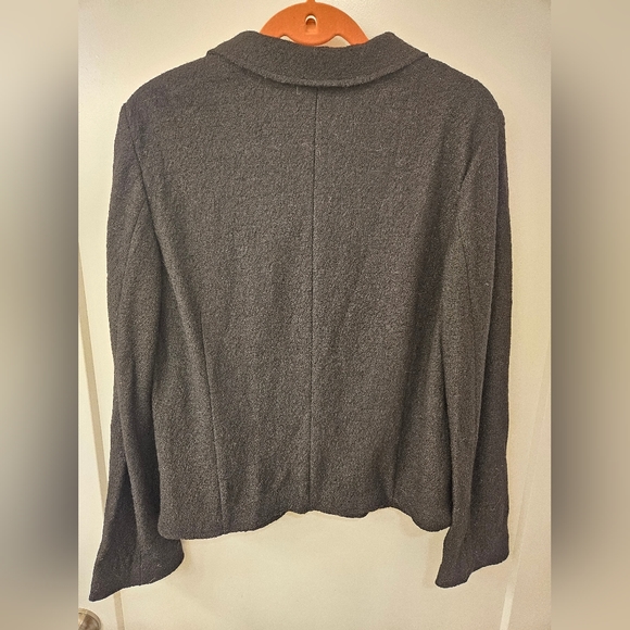 NWT - J Jill Blazer Sweater - Size L - Black - Picture 9 of 12